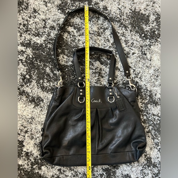 Women’s Coach Black Leather Handbag - Picture 9 of 14